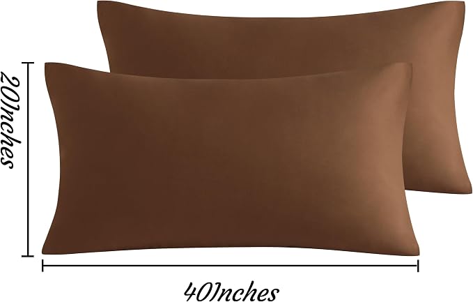 NTBAY King Pillow Cases Set of 2, 2 Pack Brushed Microfiber 20x40 Pillow Cases - Image 3