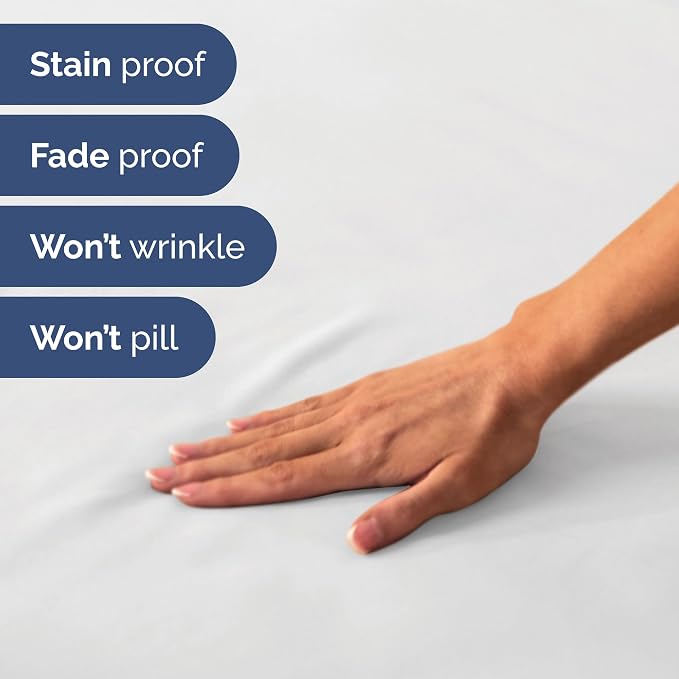 Short Queen Size 4 Piece Sheet Set - Image 7