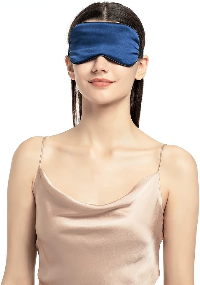 100% Mulberry Silk Sleep Mask Blackout, Cute Natural Sleeping Mask - Image 6