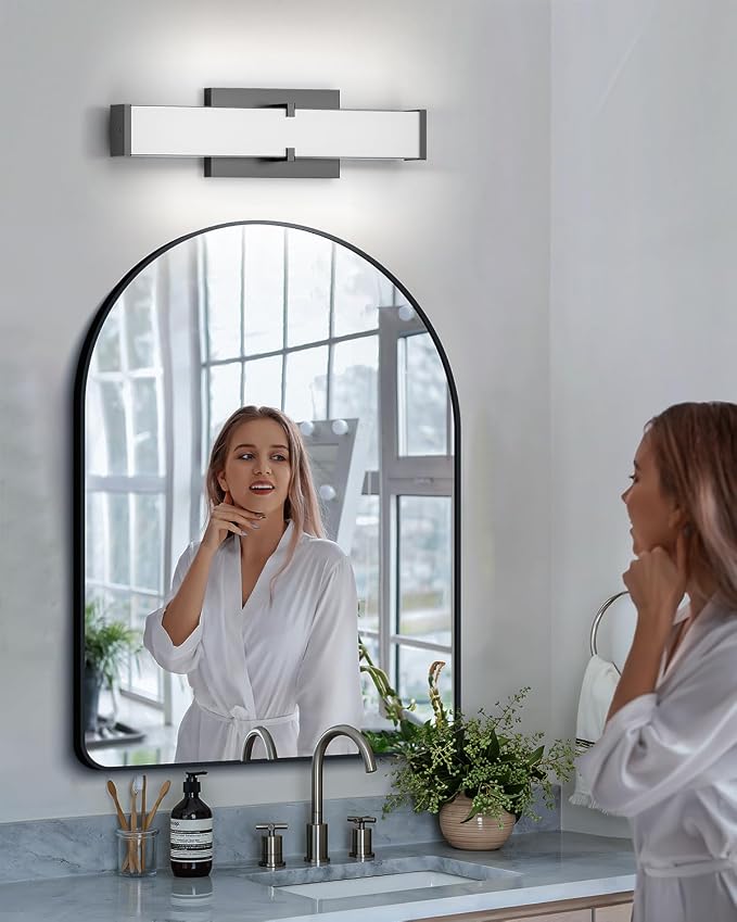 Modern Bathroom Light Fixtures Over Mirror, 32 Inch Dimmable Vanity Lights - Image 6