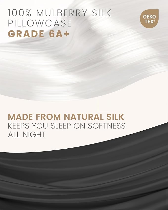 THXSILK Set of 2 Silk Pillowcase - Image 4