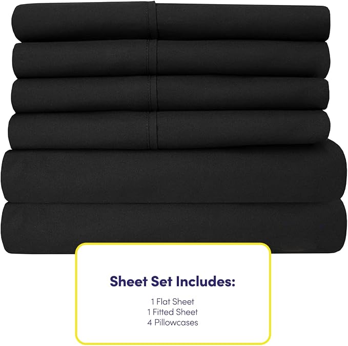 Queen Sheets Black - Image 4