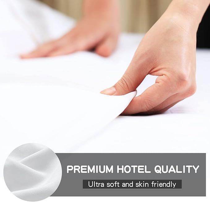 FreshCulture Twin Flat Sheets Only 2 Pack - Image 3