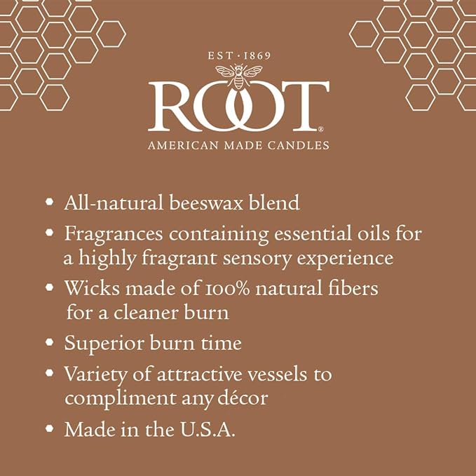 Root Candles Scented Candles Honeycomb Veriglass Premium Handcrafted Beeswax - Image 8