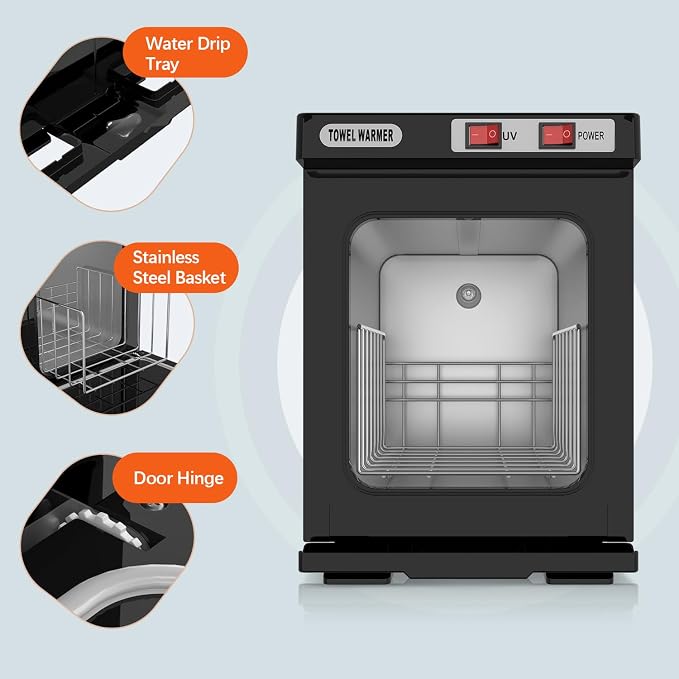 Utenzi Hot Towel Warmer, Spa Towel Cabinet 5L Professional Mini Towel Heater - Image 2