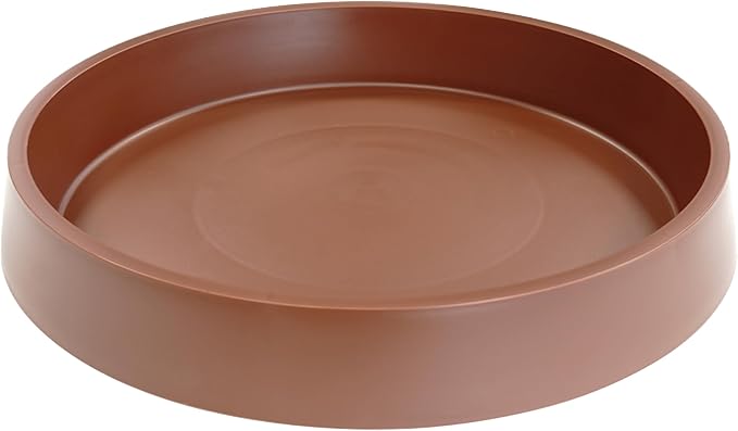 Plant Saucer Tray for Ceramic Plastic Pots, 16 inch Plant Saucers for Indoors by Bleuhome