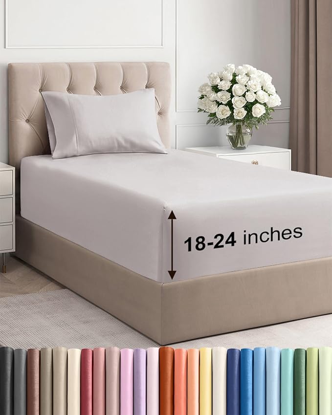 Extra Deep Twin Sheet Set by CGKUnlimited