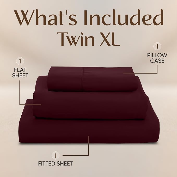Utopia Bedding Twin XL Sheet Set – 3 Piece Bed Sheets - Image 3