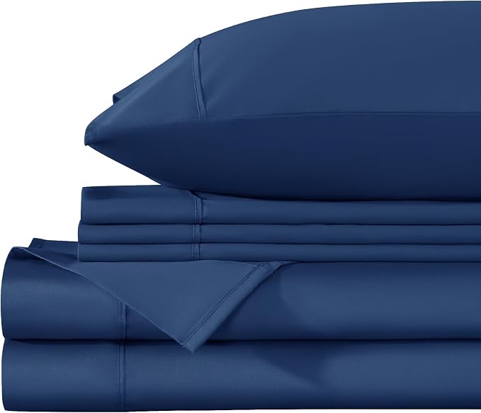 LBRO2M 1000 Thread Count 100% Egyptian Cotton Sheets Set 6 Piece Sets Queen Bed - Image 6