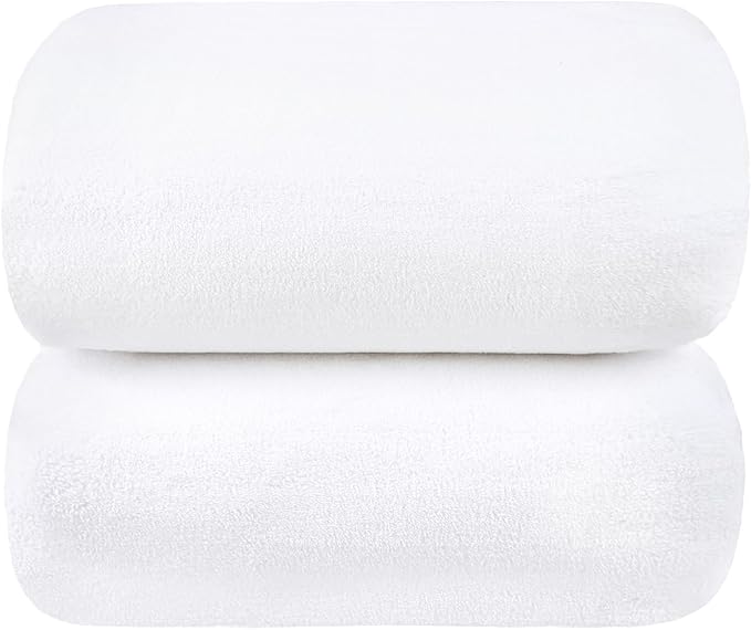 JML Microfiber Bath Towels, Oversized Bathroom Towel 2 Pack 40" x 80", Super - Image 6