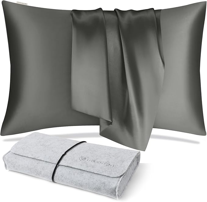DISANGNI 100% Natural Mulberry Silk Pillow case by DISANGNI