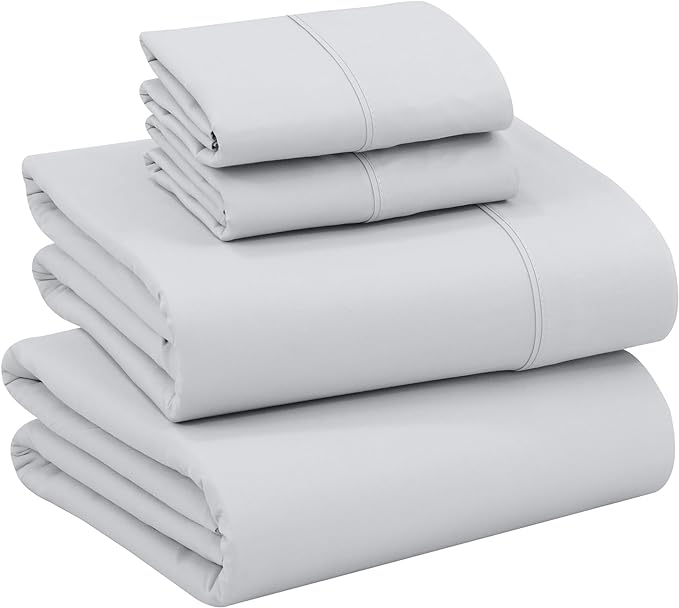 RUVANTI 100% Cotton Sheets – King Size Percale Bedding, Cooling & Breathable by Ruvanti