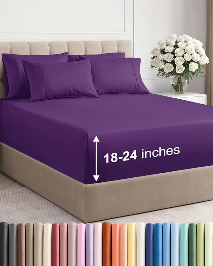 Extra Deep Cal King Sheet Set by CGKUnlimited