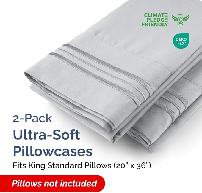 King Standard Pillow Cases Set of 2 - Image 2