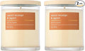 Bath & Body Works Single Wick Candle, Sweet Orange & Agave Candle, Long-Lasting by BathBodyWorks