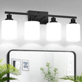 MOKATNG 4-Light Bathroom Light Fixtures, Vanity Light by Bathroomlightfixtures
