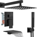 Midanya Shower System with Tub Spout, Bathtub Shower Faucet Set with Square by Midanya