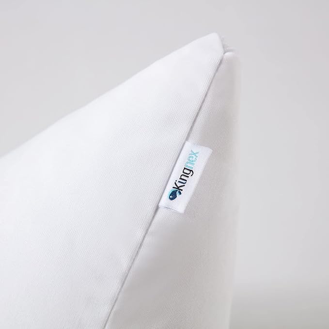 Feather Proof Pillow Protectors 24x24 Pack of 2 Waterproof Soft Bamboo Viscose - Image 5