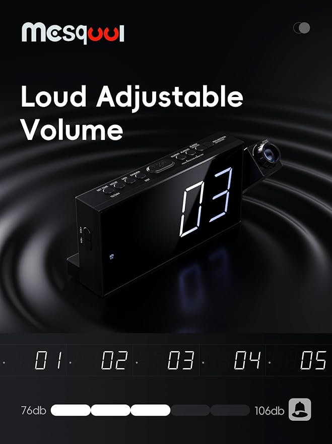 Projection Digital Alarm Clock - Image 6