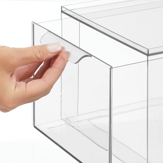 mDesign Plastic Stackable Bathroom Storage - Image 5