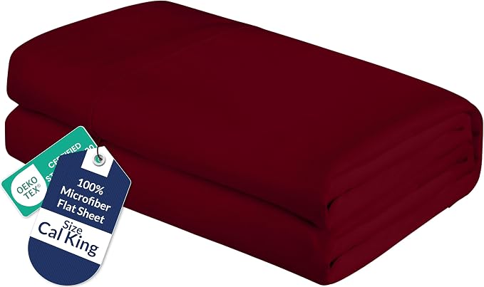 Royale Linens California King Flat Sheet by ROYALELINENS