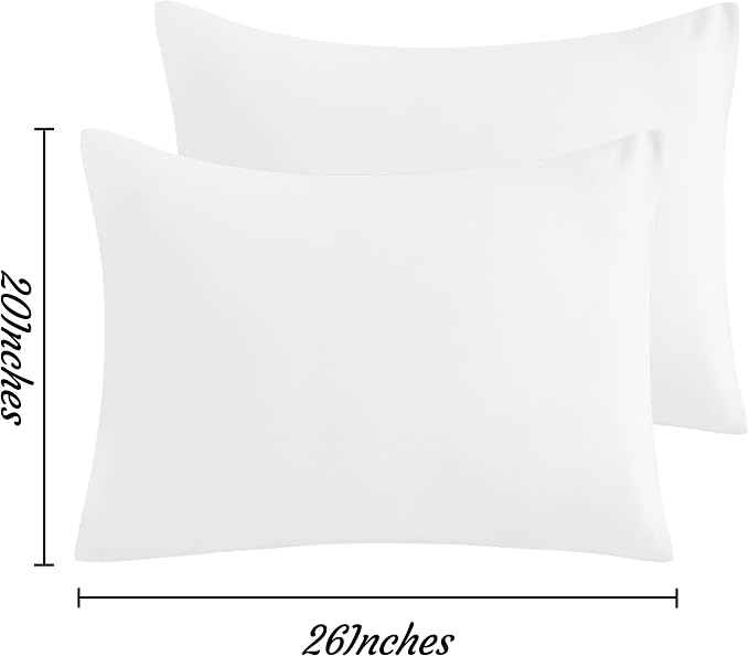 NTBAY Standard Pillow Cases Set of 2, 2 Pack Brushed Microfiber 20x26 Pillow - Image 6