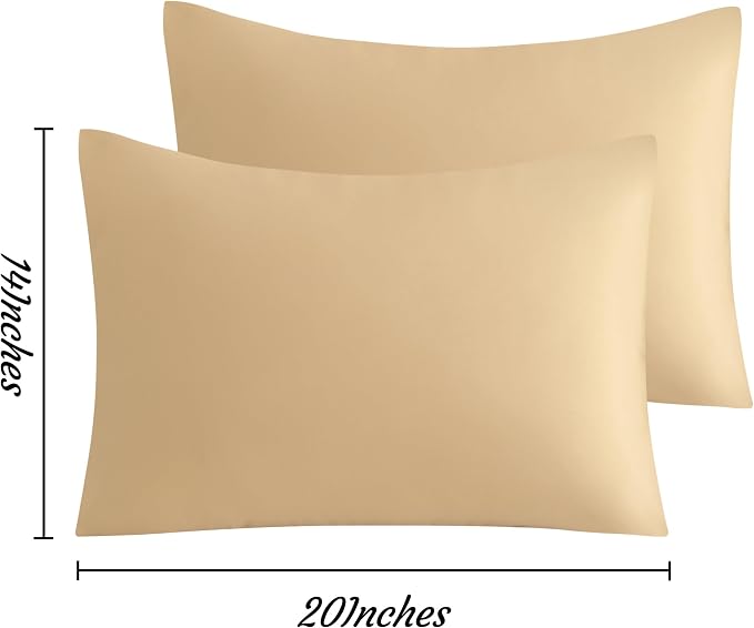 NTBAY Toddler Pillow Cases Set of 2, 2 Pack Brushed Microfiber 14x20 Pillow - Image 3