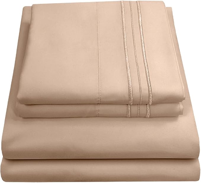 Queen Size Bed Sheets by SweetHomeCollection