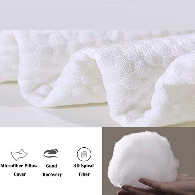 DOWNCOOL Full Body Pillow for Adults- Ultra Soft Long Bed Pillow - Image 3