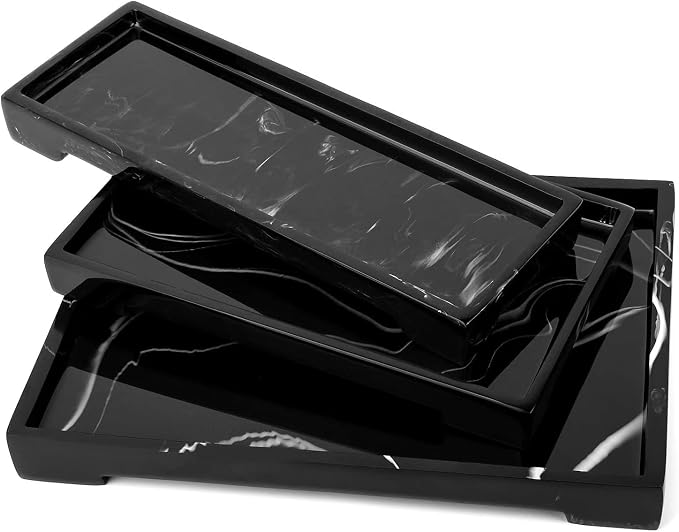 Luxspire Bathroom Sink Vanity Trays, Kitchen Sink Trays, Vanity Countertop - Image 9