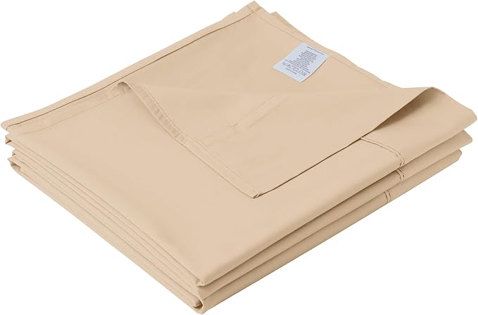 Cotton Queen Flat Sheet Only, 600 Thread Count 100% Egyptian Cotton Top Sheet by ZaizaiHome