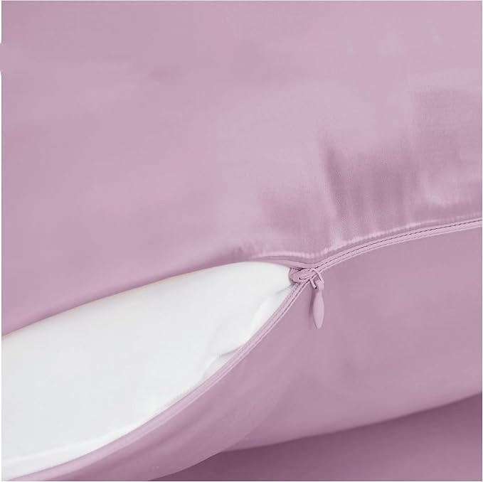 100% Mulberry Silk Pillowcase for Hair and Skin Made in USA, Pure 22 Momme Silk - Image 3