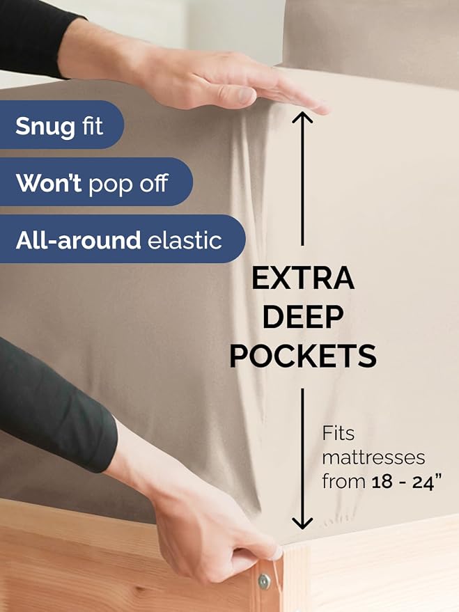 Extra Deep Queen Fitted Sheet - Image 2