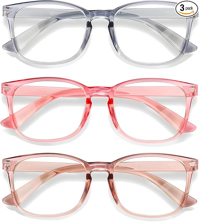 Blue Light Glasses for Woman Men | 99% Blue Light Blocking Glasses for Computer by Wintoo