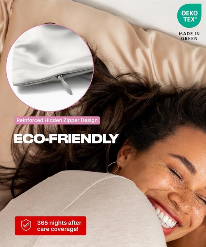 SUNDAYSILKS™ Premium Silk Pillow Cases | 100% Mulberry Silk Pillowcase - Image 5