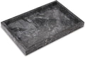 Marble Bathroom Vanity Tray, Natural Luxury Vanity Home Kitchen Bathroom Table by HESHIBI