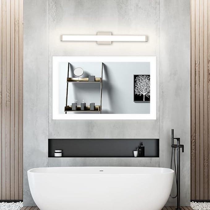 33.5 Inch Brushed Nickel LED Bathroom Vanity Light, 18W 4000K Natural White - Image 6