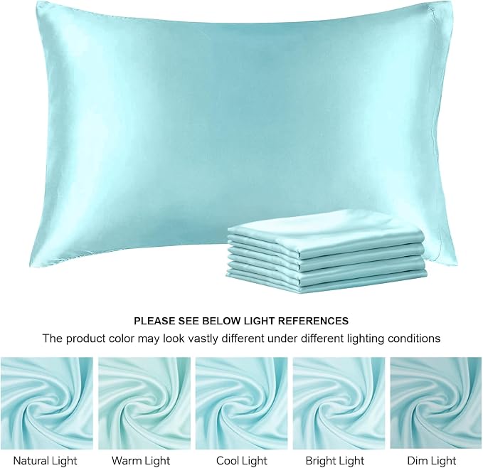 BEDELITE Satin Pillowcase for Hair and Skin, Super Soft Similar to Silk Pillow - Image 7