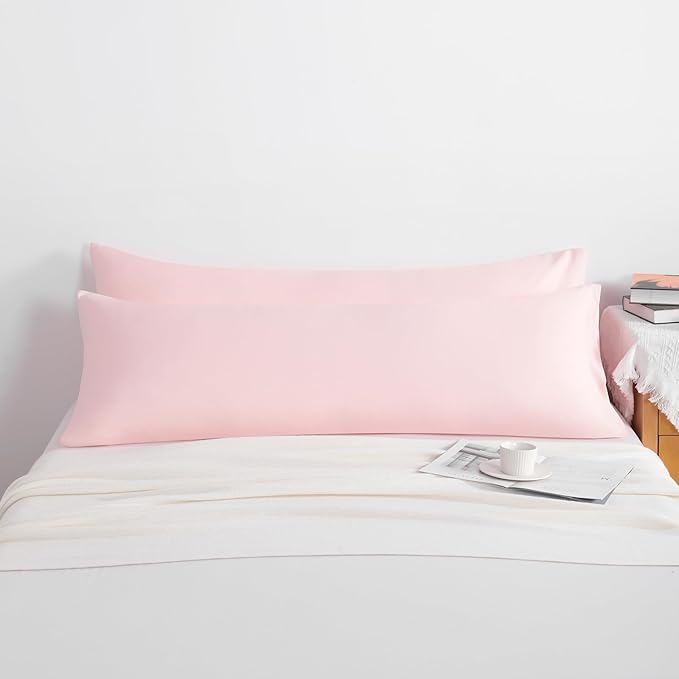 NTBAY Body Pillow Cases Set of 2, 2 Pack Brushed Microfiber 20x54 Pillow Cases - Image 4