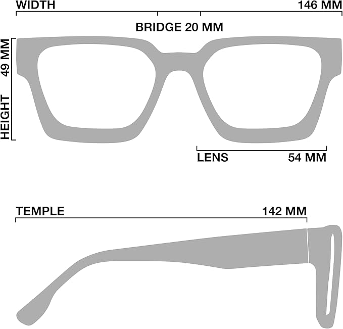 livho Oversized Eyewear Frame for Woman and Men - Image 5