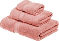 SUPERIOR Egyptian Cotton Pile 3 Piece Towel Set, Includes 1 Bath, 1 Hand by SUPERIOR