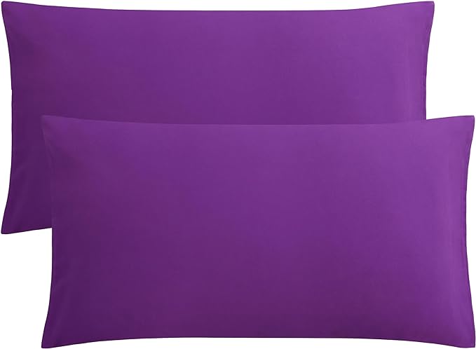 FLXXIE King Pillow Cases Set of 2, Soft Microfiber Pillow Covers by FLXXIE