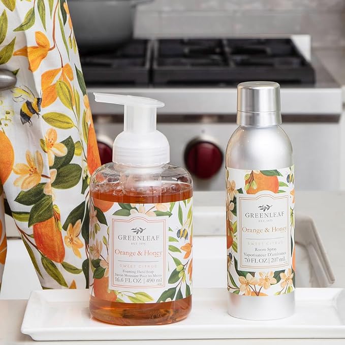 Greenleaf Gifts Orange & Honey Scented Room Air Freshener Spray | Non-Aerosol 7 - Image 6