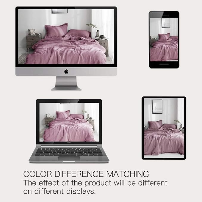 Simple&Opulence 100% Washed Linen Duvet Cover - Image 7