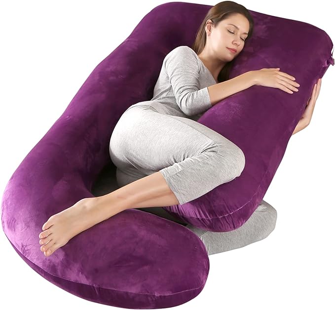 BATTOP Pregnancy Pillows for Sleeping, Full Body Pillow for Pregnancy Women by BATTOP