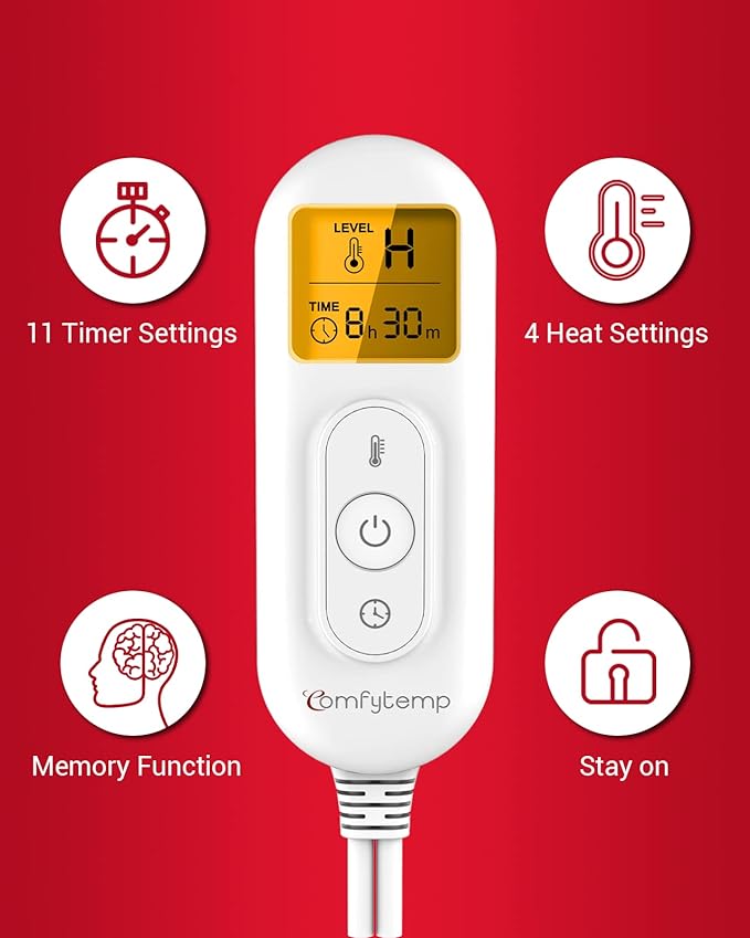 Comfytemp 12V/24V Car Electric Blanket - Image 3