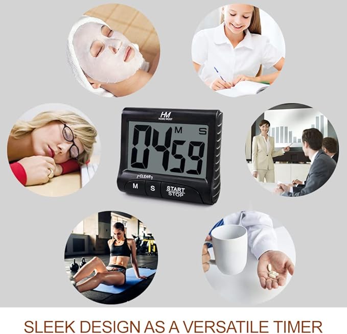 3" Large Display Kitchen Timer - Image 5