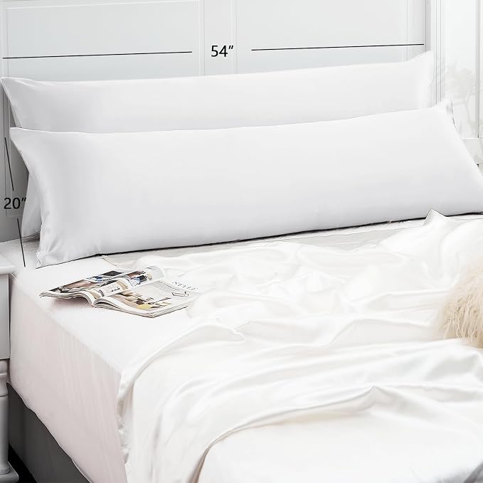 Satin Body Pillow Pillowcase 1pc, Silky Body Pillow Cover Similar to Silk - Image 4