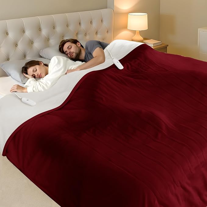 Queen Size Electric Blanket for Bed by FVERWAG