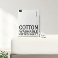 FreshCulture Pure Cotton Fitted Sheets Full Size, 300 Thread Count Percale by FreshCulture